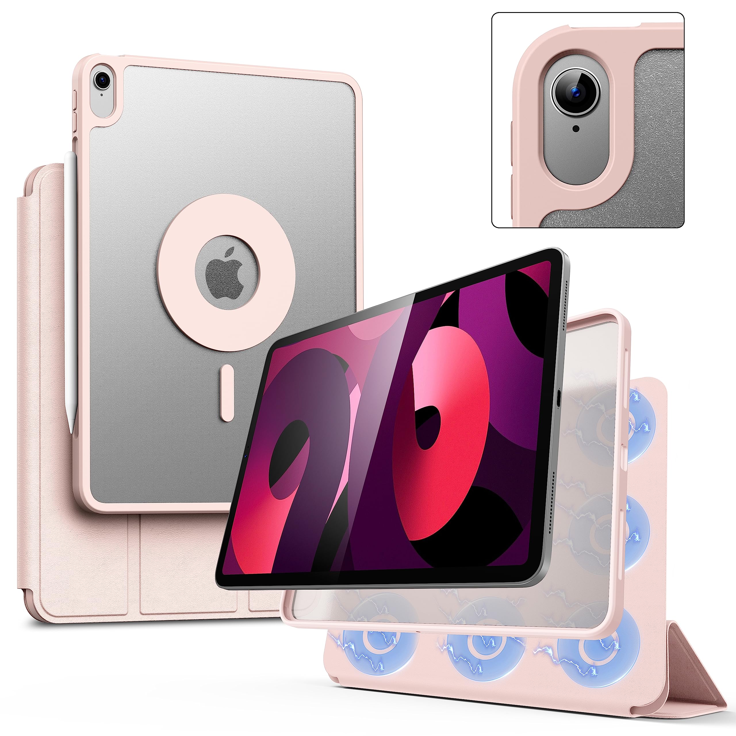 Amazon.com: Marasone Case for iPad 10.9 inch Magnetic case for